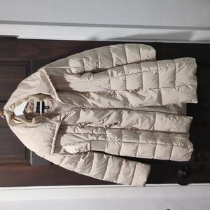 Jessica Simpson Puffer Coat, Size small, Cream/Beige